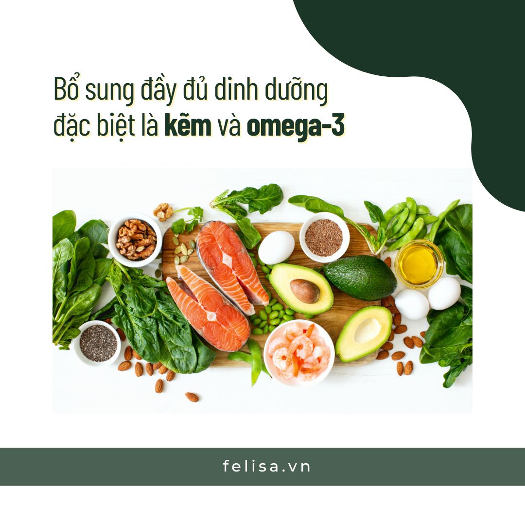 FELISA - Bổ sung đầy đủ dinh dưỡng, đặc biệt là kẽm và omega-3