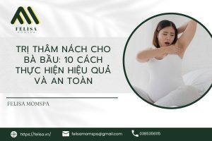 Trị thâm nách cho bà bầu