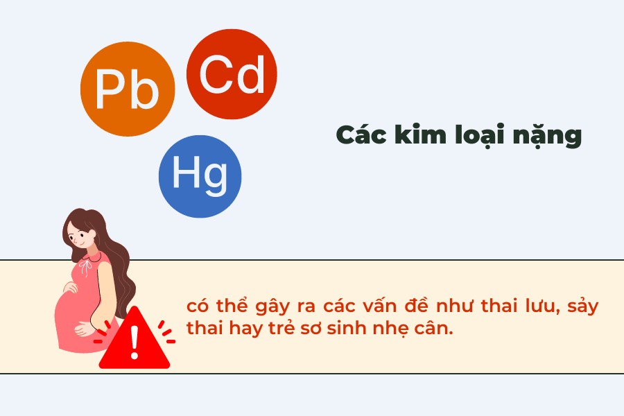 Thành phần mỹ phẩm kim loại nặng