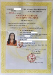 cchn bac si le nguyen thao nhi