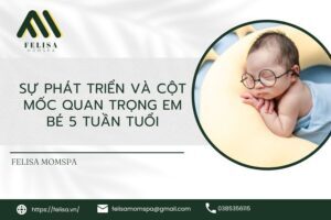 sự phát triển của em bé 5 tuần tuổi