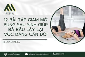 bài tập giảm mỡ bụng sau sinh