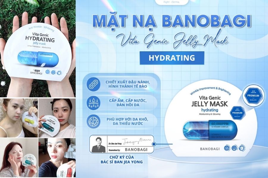 mặt nạ dưỡng ẩm cho bà bầu Banobagi