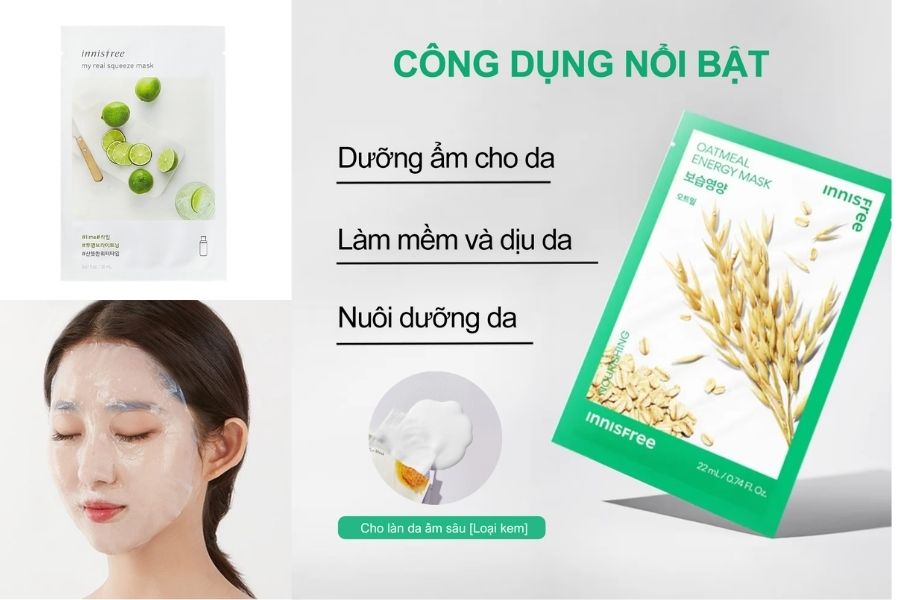 mặt nạ dưỡng da cho bà bầu Innisfree